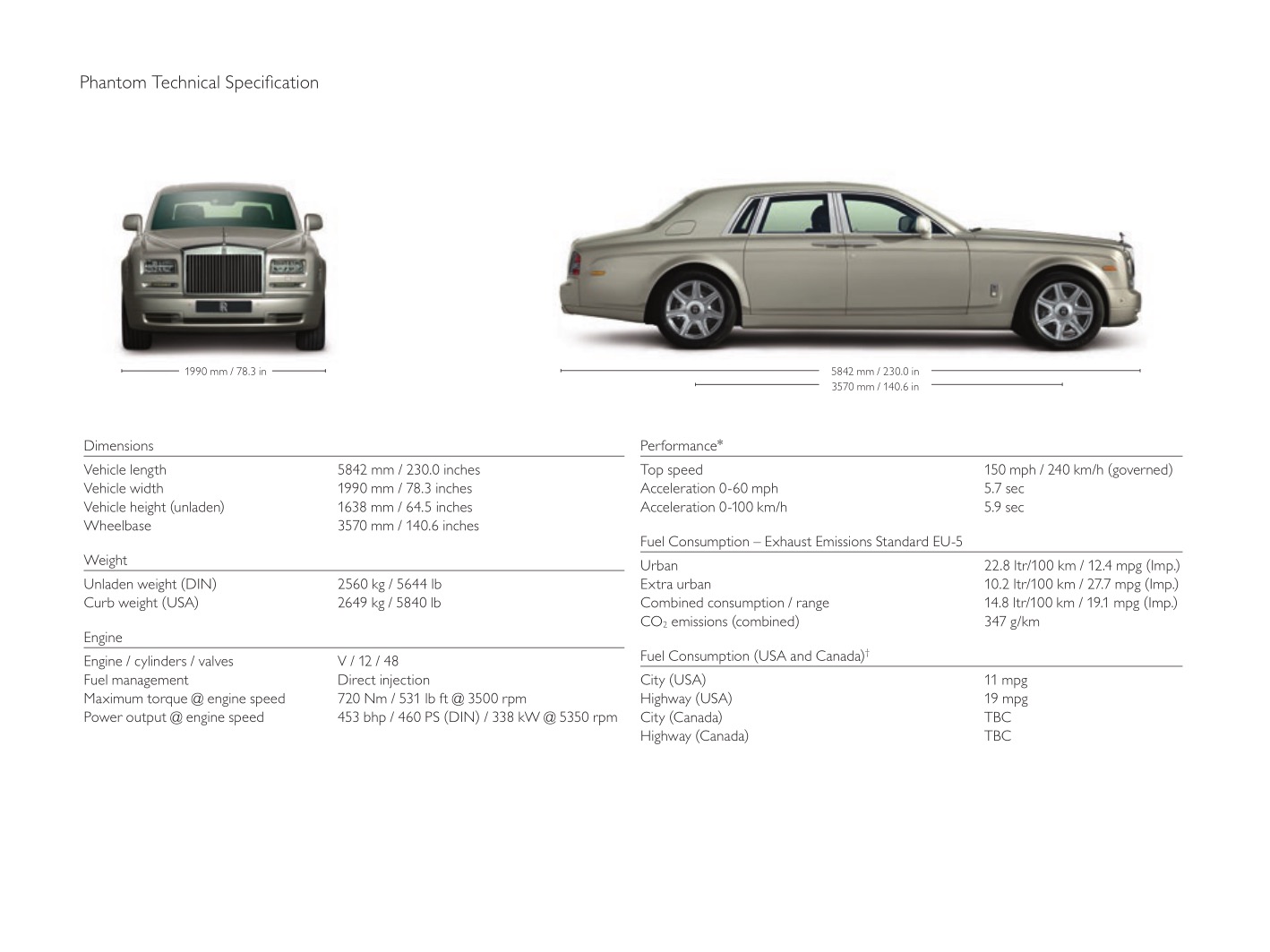 2014 Rolls-Royce Phantom Brochure Page 24